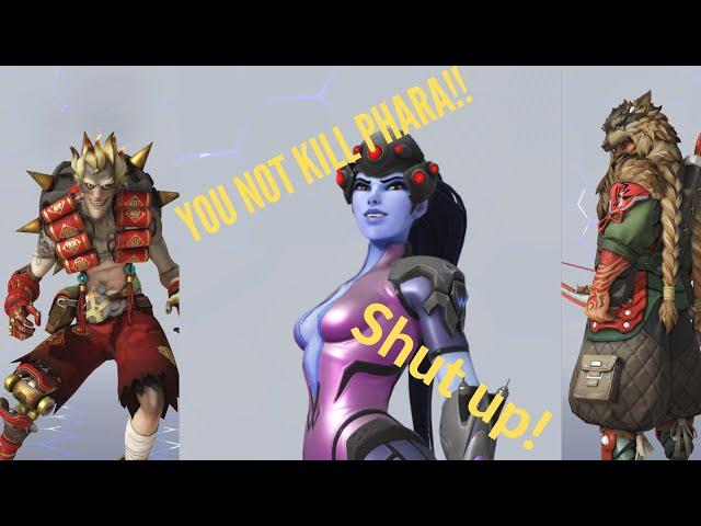 Widowmaker adventures in Overwatch. Episode 1: Hanzo not kill Phara!!