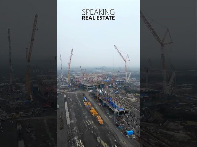NAVI Mumbai International Airport Construction Update #realestate #fyp #ytshorts #airport #mumbai