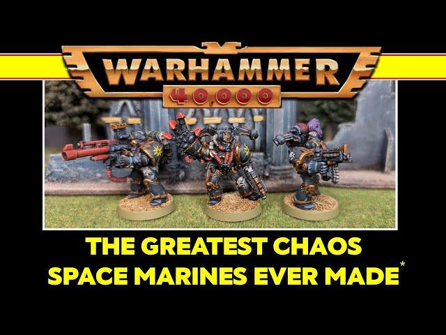 The Greatest Chaos Space Marines Warhammer 40k 2nd edition