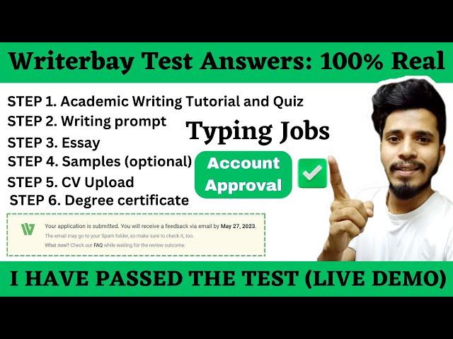 Writerbay Test Answers | Writerbay | Writerbay real or fake | Writerbay Review #writerbay #earnmoney