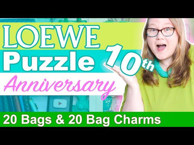 Loewe Puzzle 10 Year Anniversary Collection: 20 Bags, 20 Bag Charms || Autumn Beckman