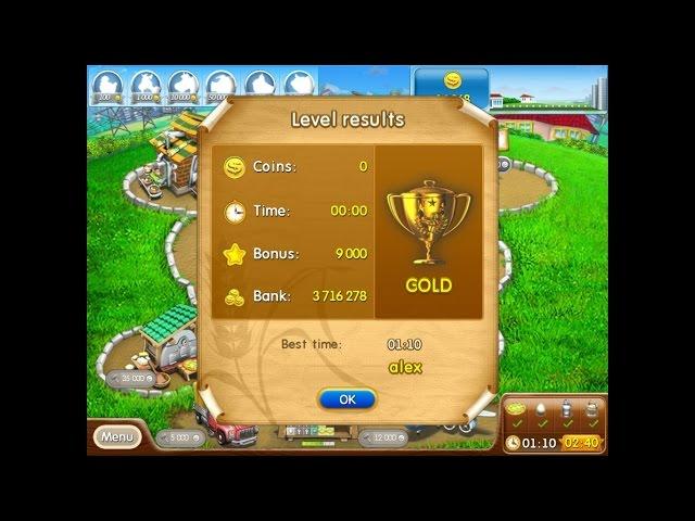 Farm Frenzy Pizza Party only GOLD Pickle Lane 2 (level 76) Веселая ферма Печем пиццу Рассольная 2