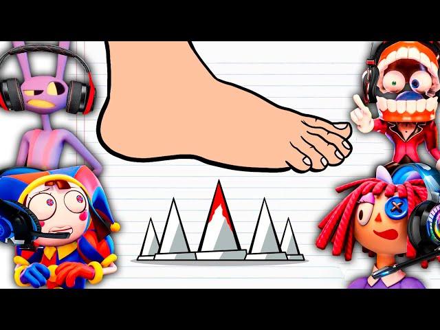 The Amazing Digital Circus Characters Play Just Draw 3D