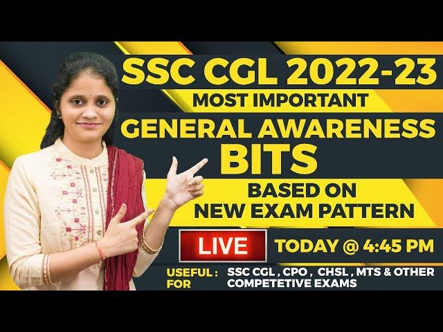 LIVESSC CGL 2022 - 23 GENERAL AWARENESS BITS BASED ON NEW EXAM PATTERN Chandan Logics