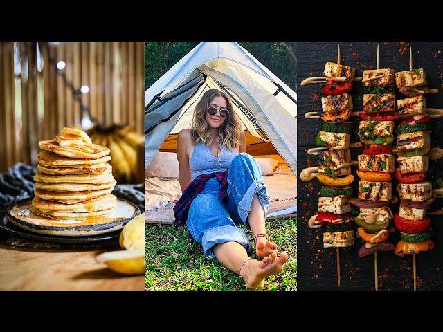 FIRST Night on OUR LAND + WHAT I EAT  Camping OFF GRID