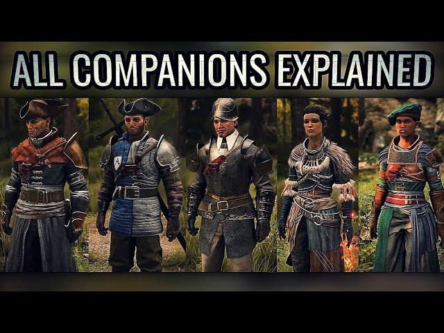 GREEDFALL - All Companions Explained (Siora, Vasco, Petrus, Aphra, Kurt)