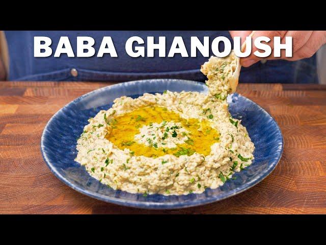 How to make the CREAMIEST Baba Ghanoush - Aubergine dip