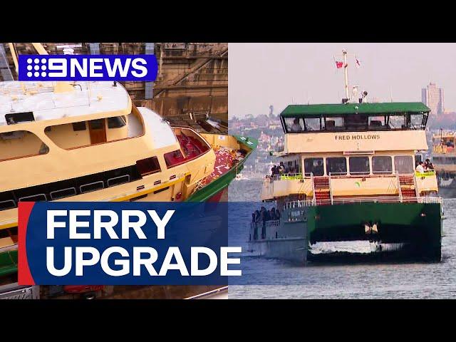 Sydney Harbour ferries to be replaced by emissions-free vessels | 9 News Australia