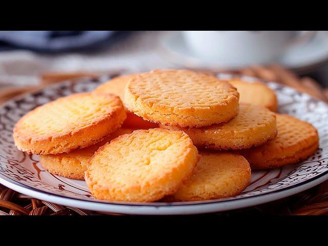 EASY butter cookies with only 3 ingredients