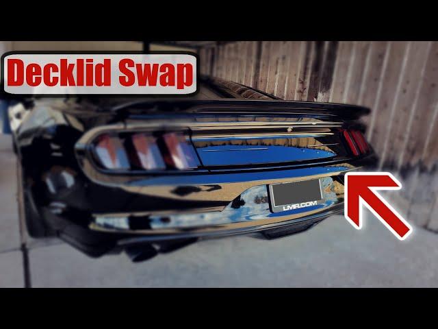 Ford Performance Decklid install 2015-2021 Mustangs