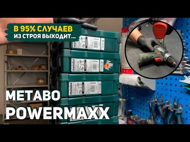 Диагностика 6 шуруповертов Metabo PowerMaxx