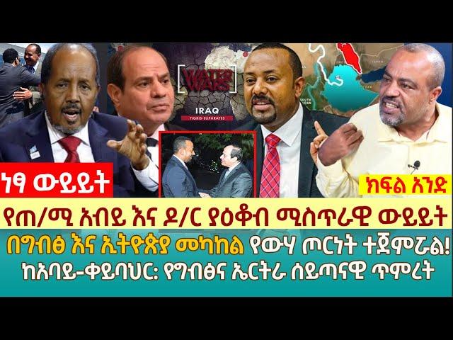 የጠ/ሚ አብይ እና ዶ/ር ያዕቆብ ሚስጥራዊ ውይይት | በምስራቅ አፍሪካ የተጀመረው የውሃ ጦርነት! | ከአባይ-ቀይባህር: የግብፅና ኤርትራ ሰይጣናዊ ጥምረት