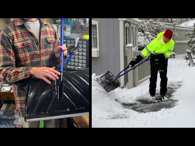 SnowJoe Back Saving Shovel Review - YOU NEED THIS 20-in. SNOW JOE!