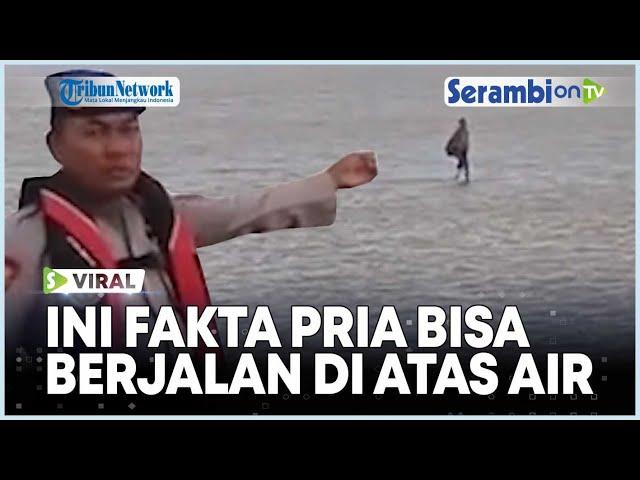 Sempat Viral Pria Berjalan di Atas Air, Ternyata Ini yang Sebenarnya Terjadi