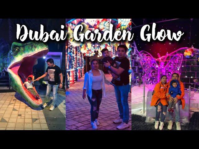 DUBAI GARDEN GLOW  | Dinosaur Park | Glow Park| Art Park| Magic Park | Ice Park | VLOG#38