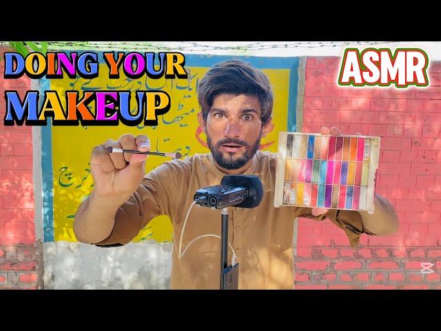 ASMR | Fast & Aggressive Doing Your Makeup Application  Layered Sounds