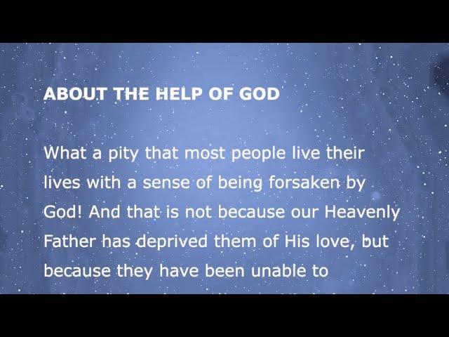About the help of God - Braco Official TV