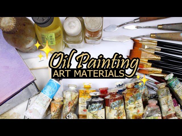 My Oil Painting Materials | Tagalog Philippines