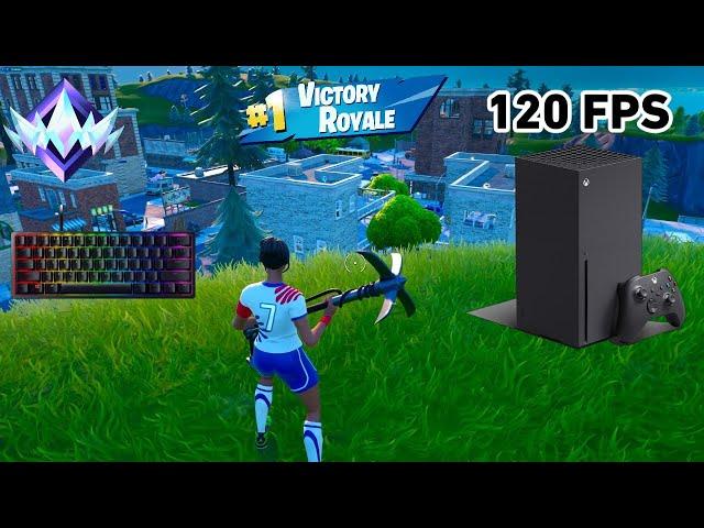 Fortnite Unreal Ranked Reload Remix on Xbox Series X | Keyboard & Mouse Gameplay | 120 FPS