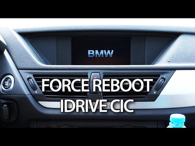 BMW iDrive CIC force reboot reset (E87 E90 E60 X1 X3 X5)