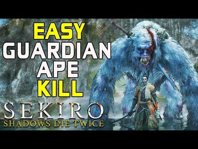 SEKIRO BOSS GUIDES - How To Easily Kill The Guardian Ape!