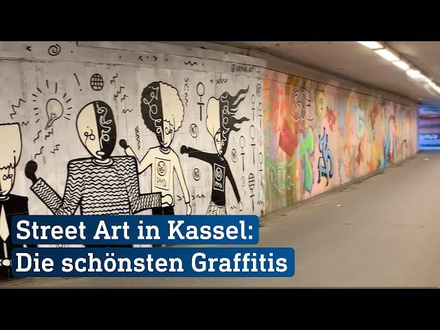 Die schönsten Graffitis in Kassel (KolorCubes, Unterführung Holländischer Platz) | hessenschau