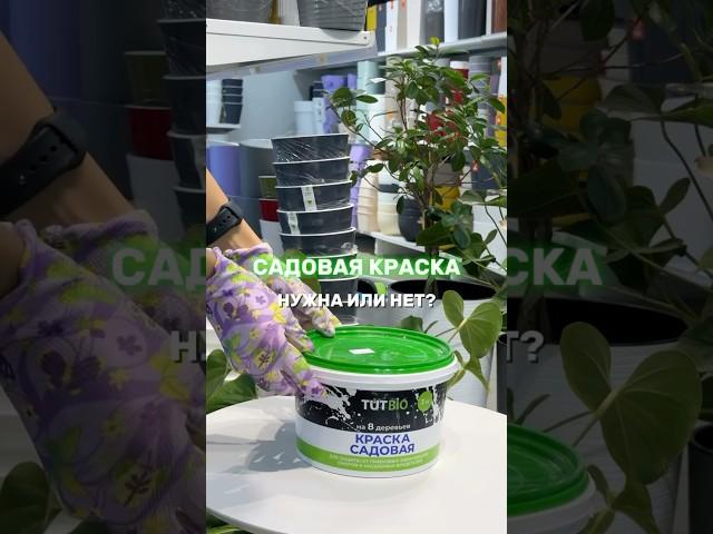 Для чего нужна садовая краска? #сад #цветы #дача #огород #plants #garden #обзор