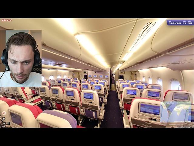 geoguessr put me on a plane