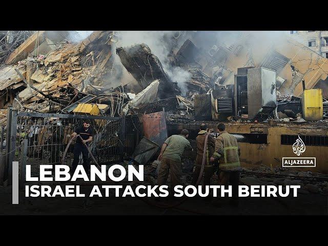 Israel attacks south Beirut after new Lebanon evacuation warning