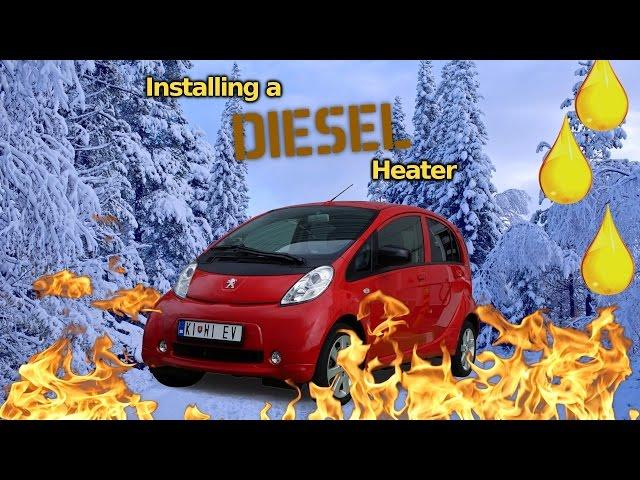 Installing a diesel heater in the Kiwi EV