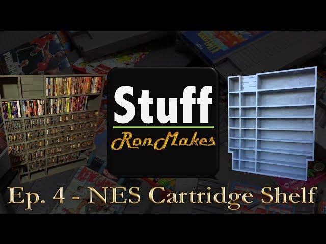 NES Cartridge Shelf - Stuff Ron Makes