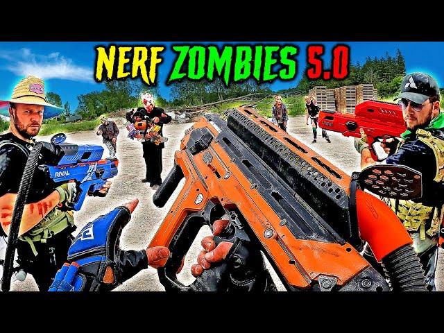NERF meets Call of Duty ZOMBIES 5.0 | (Full Movie - Nerf First Person Shooter!)