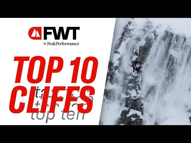 Top 10 Cliffs of the 2024 Freeride World Tour