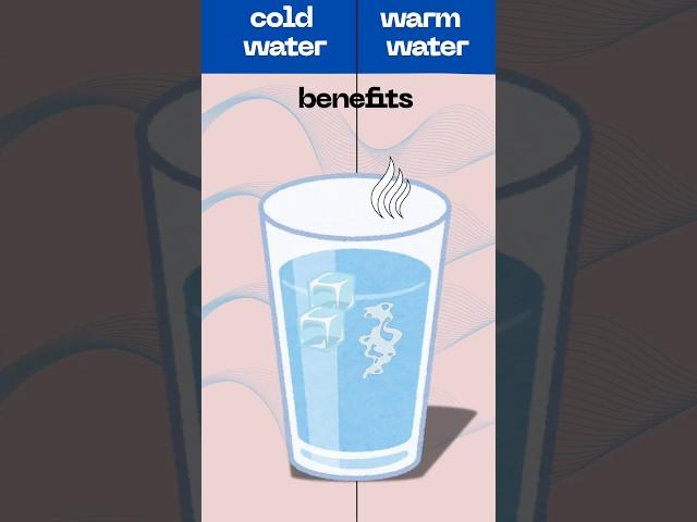 Drinking cold water vs warm water.#shorts #water
