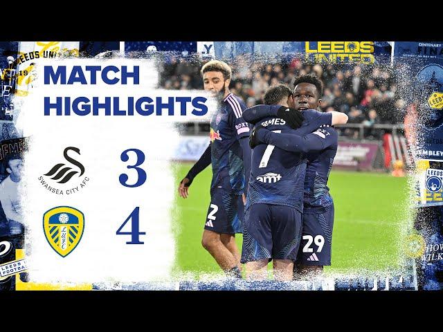 Highlights | Swansea City 3-4 Leeds United | GNONTO INJURY-TIME WINNER IN SEVEN GOAL THRILLER!