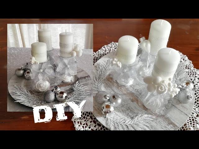 DIY ️Новогодние Подсвечники из Бокалов  Своими Руками / Portacandele Natalizi Fai Da Te