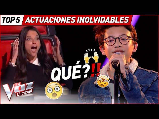 UNFORGETTABLE performances by the little talents of La Voz Kids