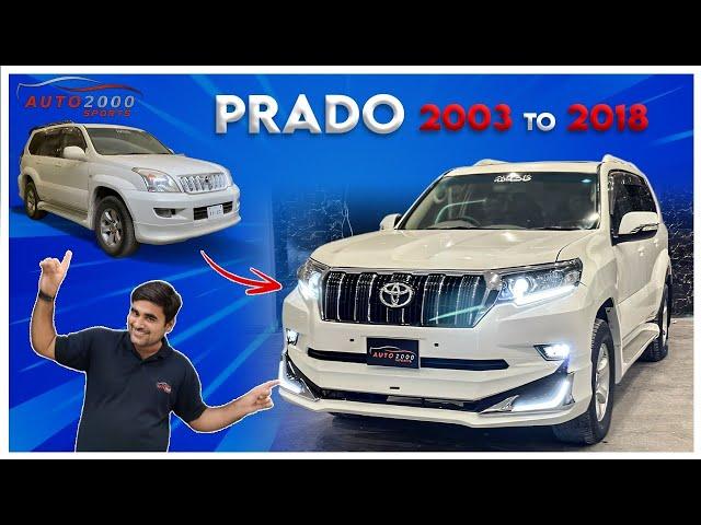 Toyota Prado 2005 Upgrade To 2023 | Prado facelift | Modification | Auto 2000