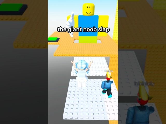  giant noob slap button in roblox