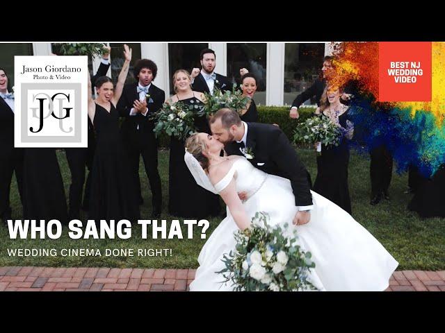 Who sang that song? NJ wedding photo and video studio Jason Giordano  @The Philadelphia Cricket Club