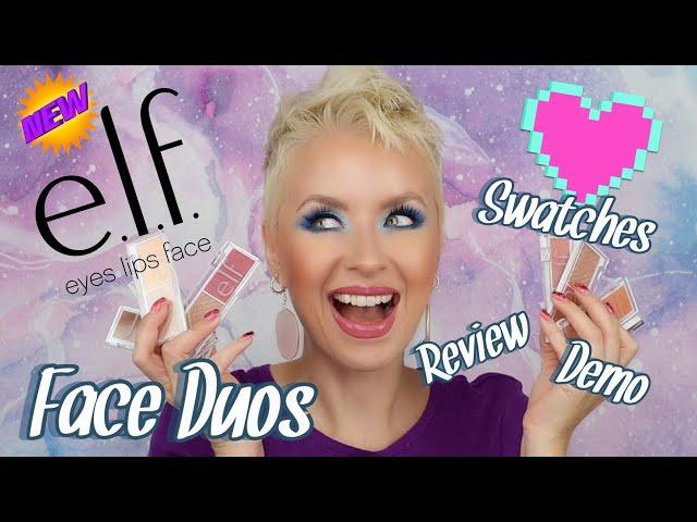 ELF Bite-Size Face Duo Swatches + Review | NEW Makeup Releases 2020