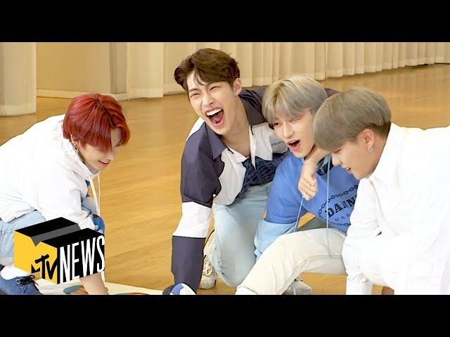 ATEEZ Get 'Tangled Up' Answering Our Questions | MTV News