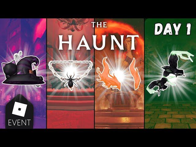 How To Get All Day 1 Accessories in The Haunt! (Roblox Event)