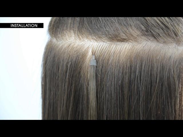 How to install Y Tip Hair Extensions by Le Prive