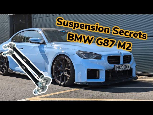 UPGRADING THE SUSPENSION ON OUR BMW G87 M2 - FULL SUSPENSION SECRETS UPGRADE - FITTING AND GEO