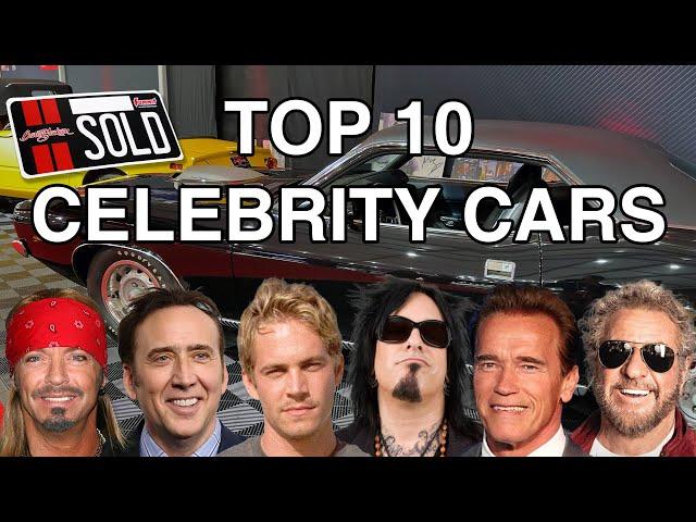 Top 10 Celebrity Cars SOLD at Barrett Jackson Scottsdale 2024