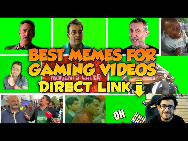 Green screen memes download || Gaming memes | 20+ popular memes download link | memes video template