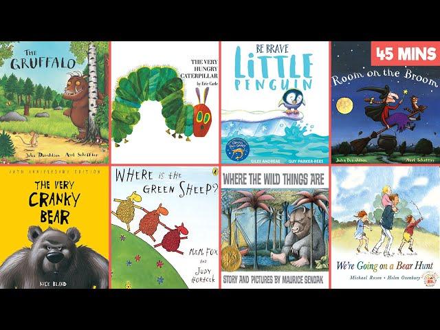 45 Mins Musical Storytelling Best Kids Books: The Gruffalo Song, Room on the Broom, Bear Hunt & more