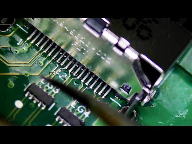 Awesome Xbox one x repair - New way to solder an HDMI connector without making a mess