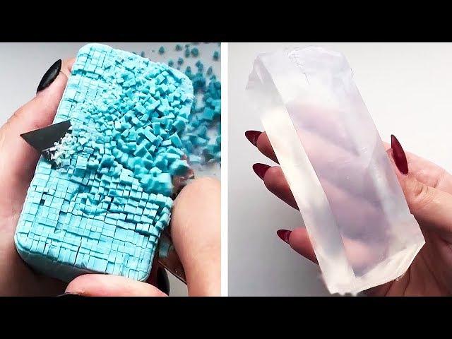 Satisfying Soap Cutting and Soap Cubes | Oddly Satisfying Soap Carving ASMR #4